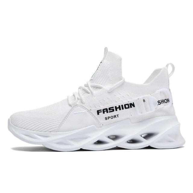 Baskets Élégantes Homme Chaussures de Course de Sport Mode Couple Chaussures Décontractées Mode Plates Respirantes Athlétiques Légères Antidérapantes Athlétiques Marche Course Baskets
