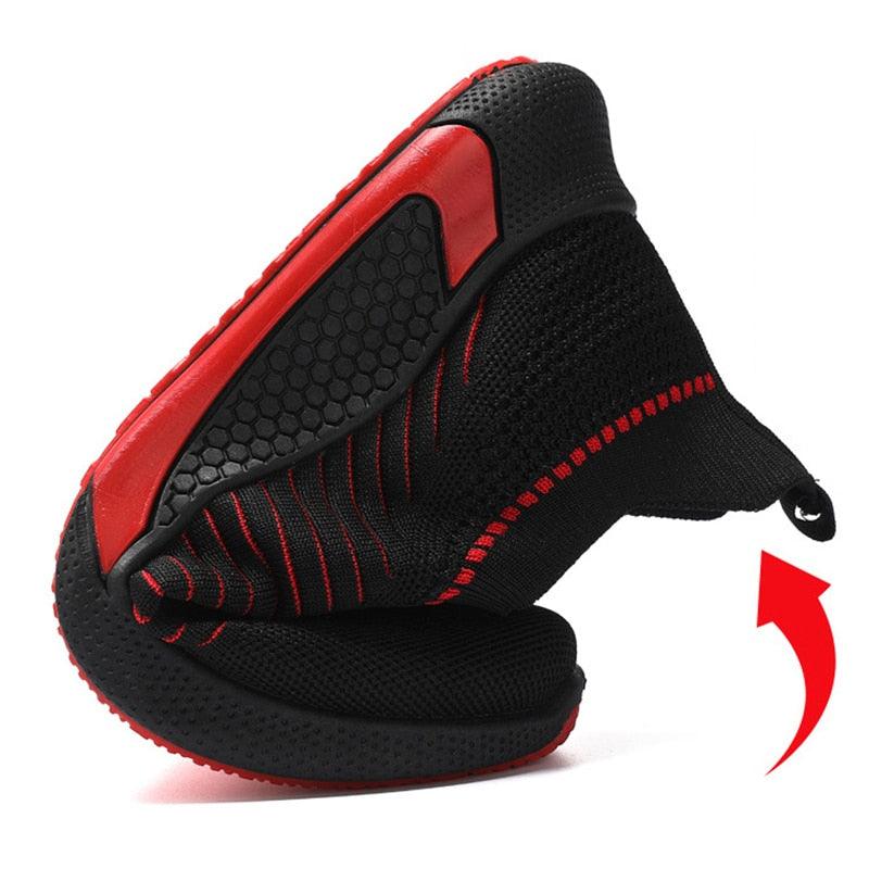 Baskets de sport élégantes pour hommes Chaussures de course décontractées Printemps Nouvelles espadrilles légères et respirantes Chaussures de course tissées volantes Baskets décontractées en maille pour l'entraînement sportif pour hommes