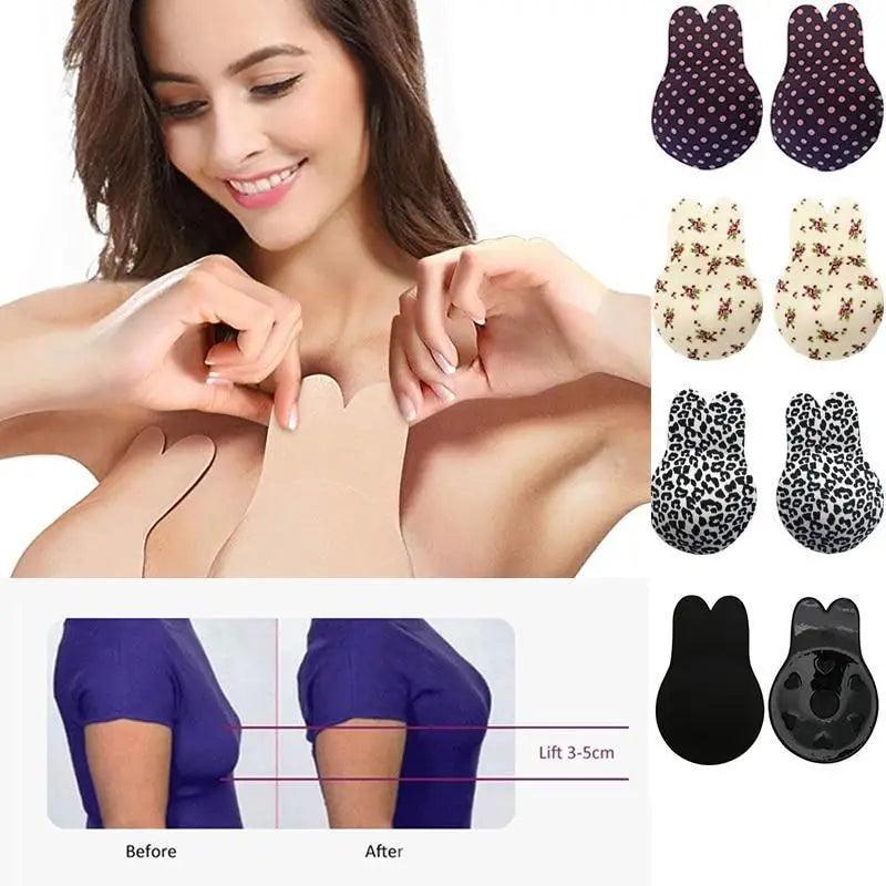 Soutien-gorge Invisible Femme Élégant Super Push-Up Seamless Auto-adhésif Collant Mariage Soirée Bretelles Amovibles Bonnets 8 10 12.5cm Fly Bras