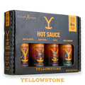 Pack découverte de 4 sauces piquantes Yellowstone