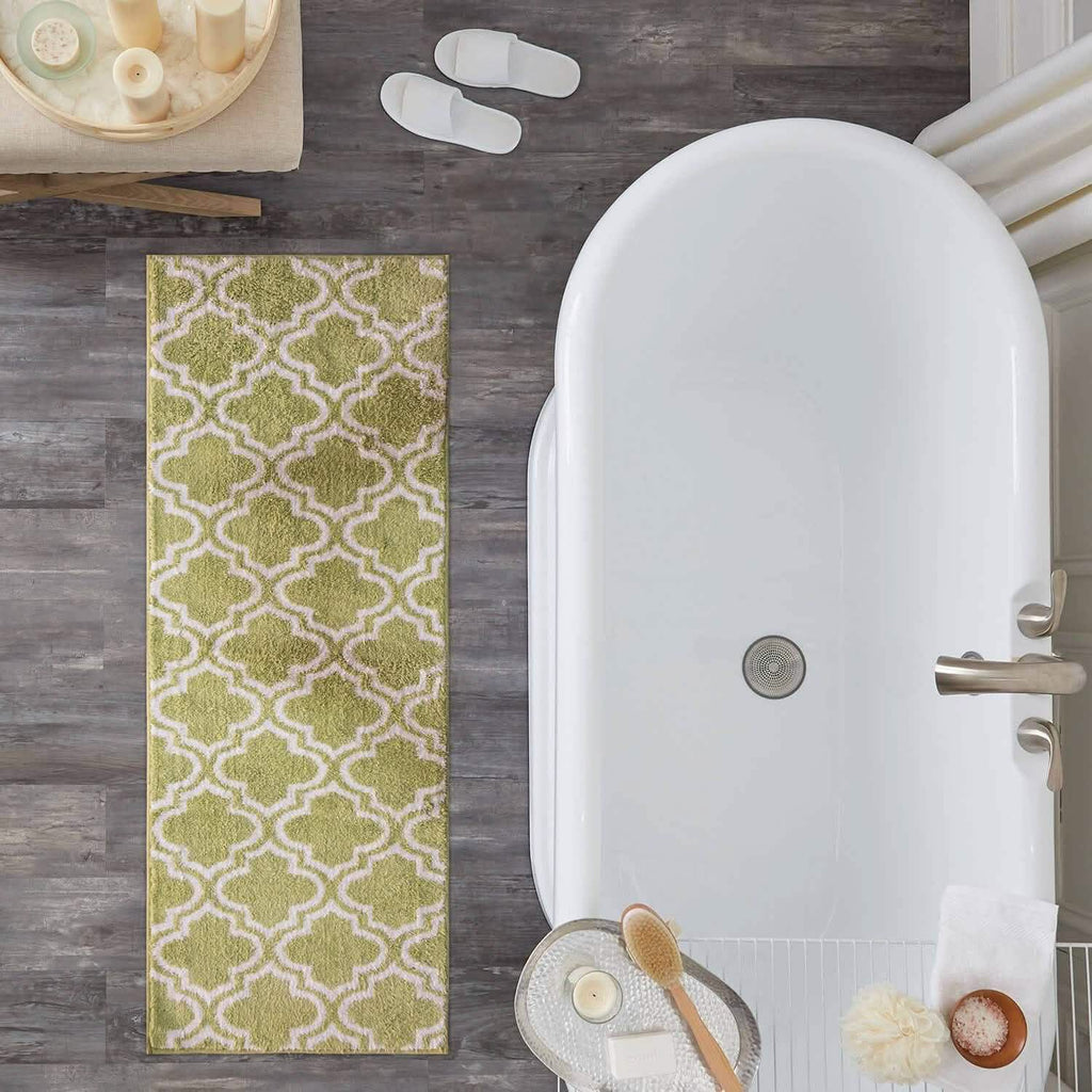 Tapis de bain Elise Collection motif diamant JQ