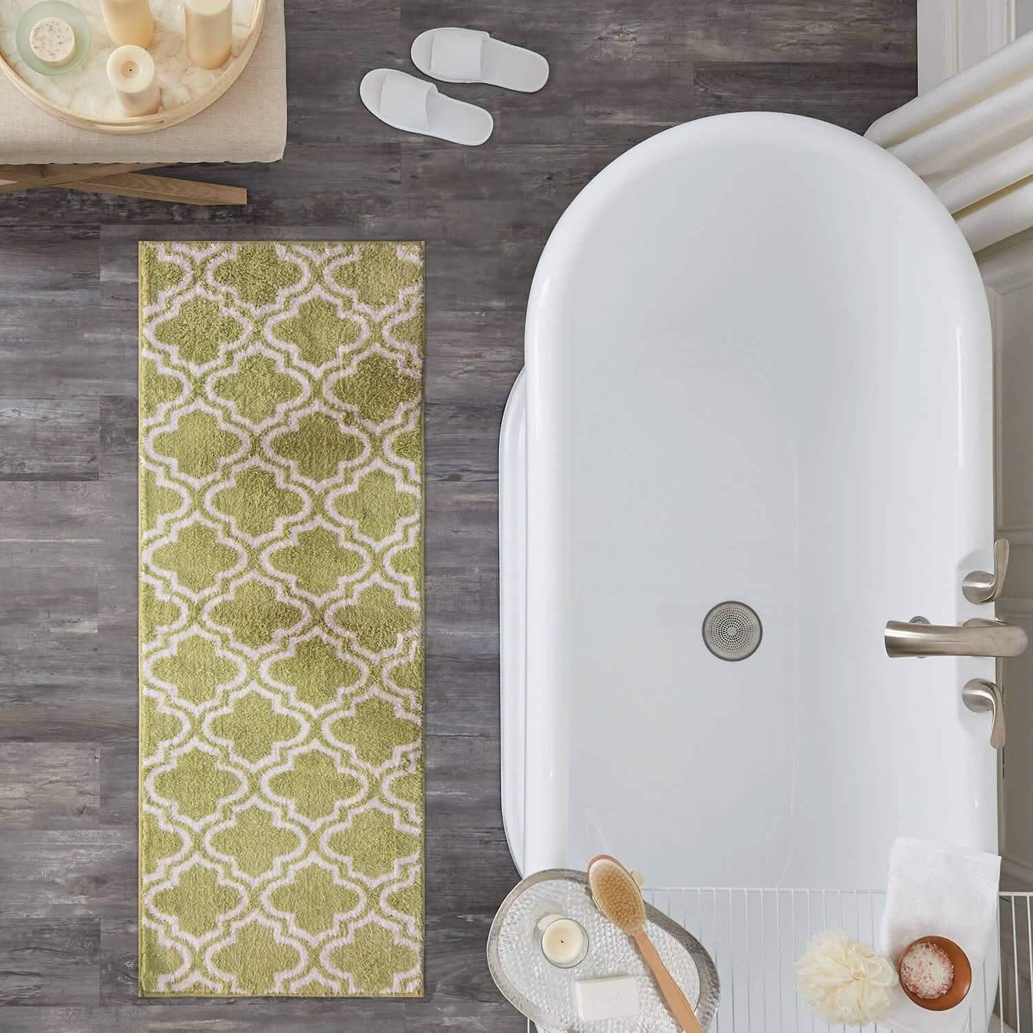 Tapis de bain Elise Collection motif diamant JQ