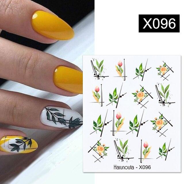 Autocollant pour ongles en relief, décalcomanies 3D fleurs feuilles curseur à eau pour nail art, autocollant de transfert, décoration 3D motif vague pour femmes filles, décalcomanies autocollantes, décoration pour ongles en bande de courbe métallique.