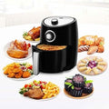 Friteuse à air et livre de recettes Emerald, 1000 W, 2 litres, circulation d'air rapide avec minuterie