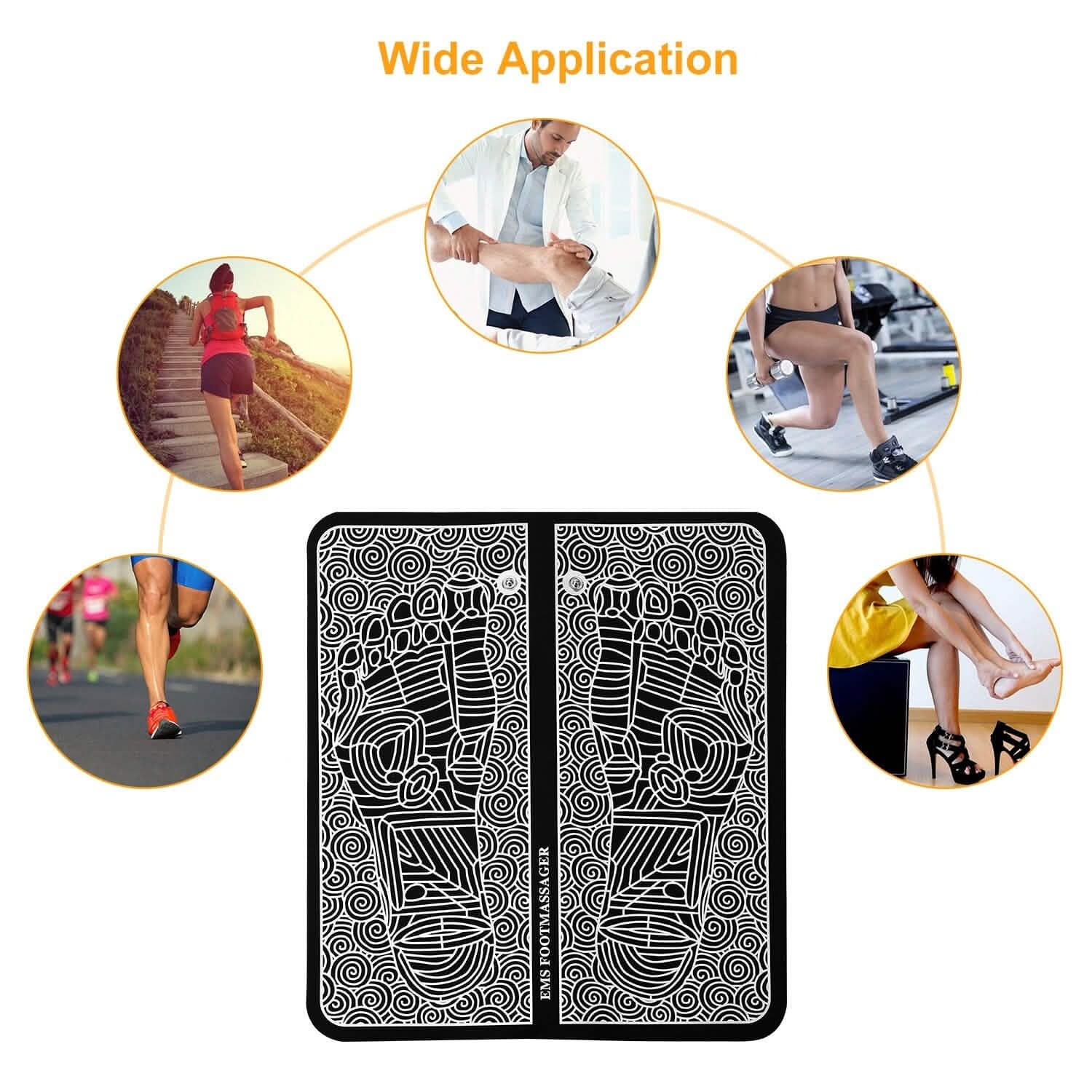 Tapis de massage des pieds EMS stimulateur électrique