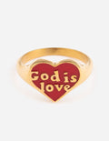 Bague en émail « God is Love »