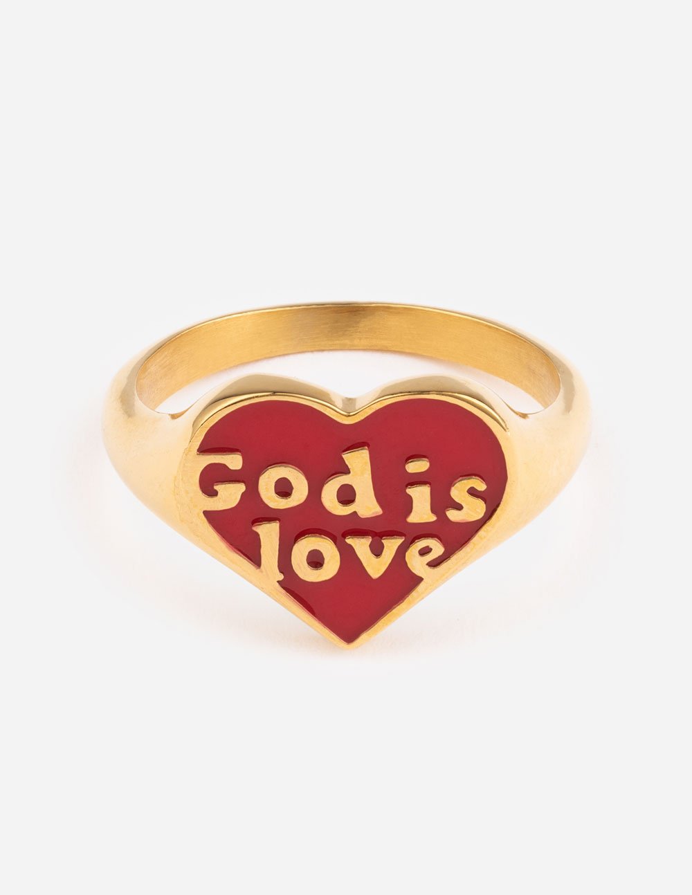 Bague en émail « God is Love »
