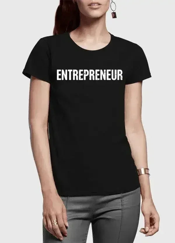 T-shirt pour femme à manches courtes Entrepreneur