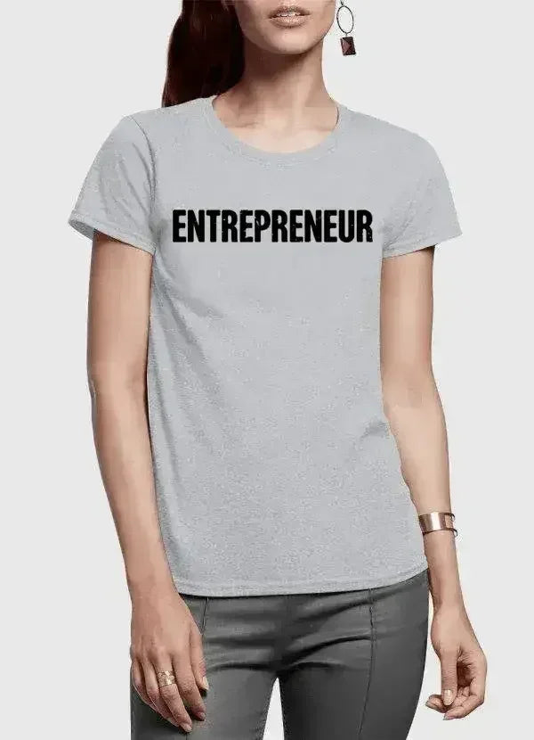 T-shirt pour femme à manches courtes Entrepreneur