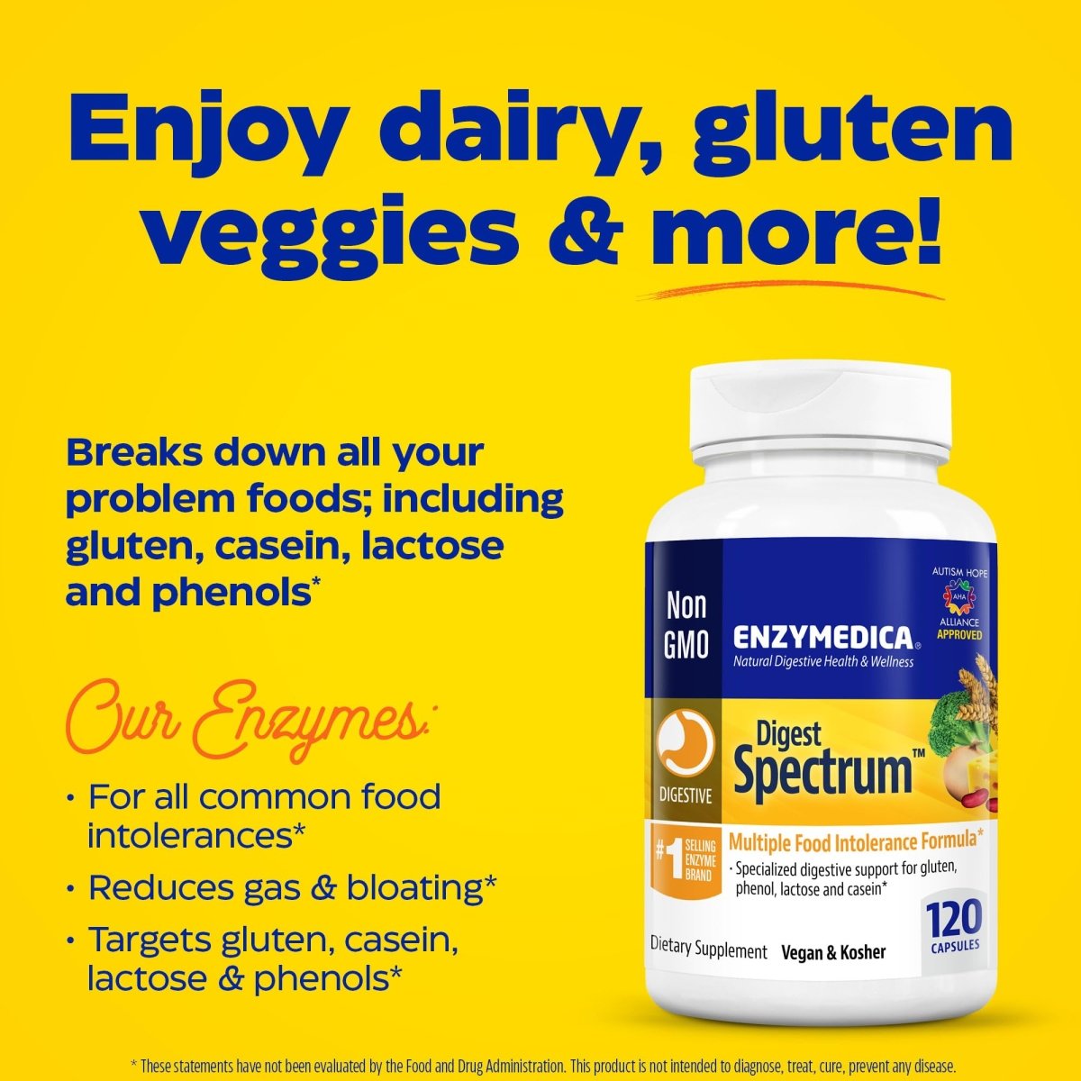Enzymedica Digest Spectrum 120 gélules