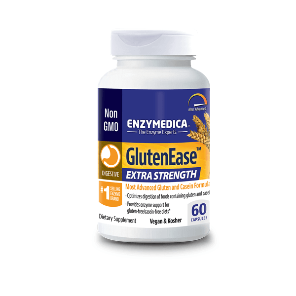 Enzymedica - GlutenEase Extra Fort - 30 Gélules (Anciennement GlutenEase 2X)
