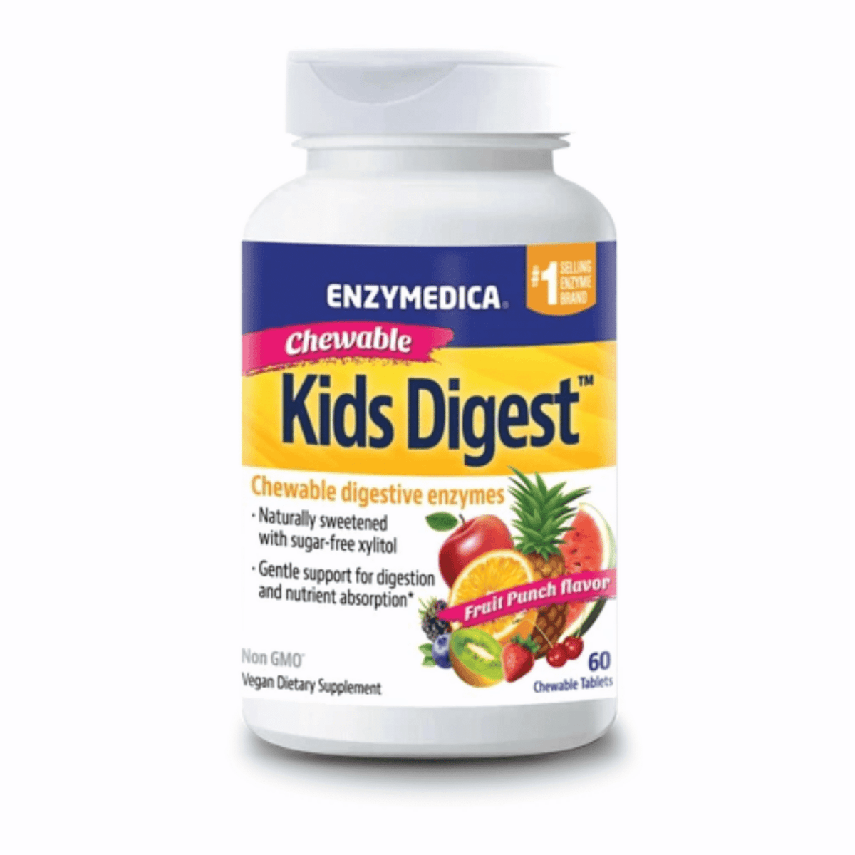 Enzymedica Kids Digest Comprimés à Croquer, 60 unités