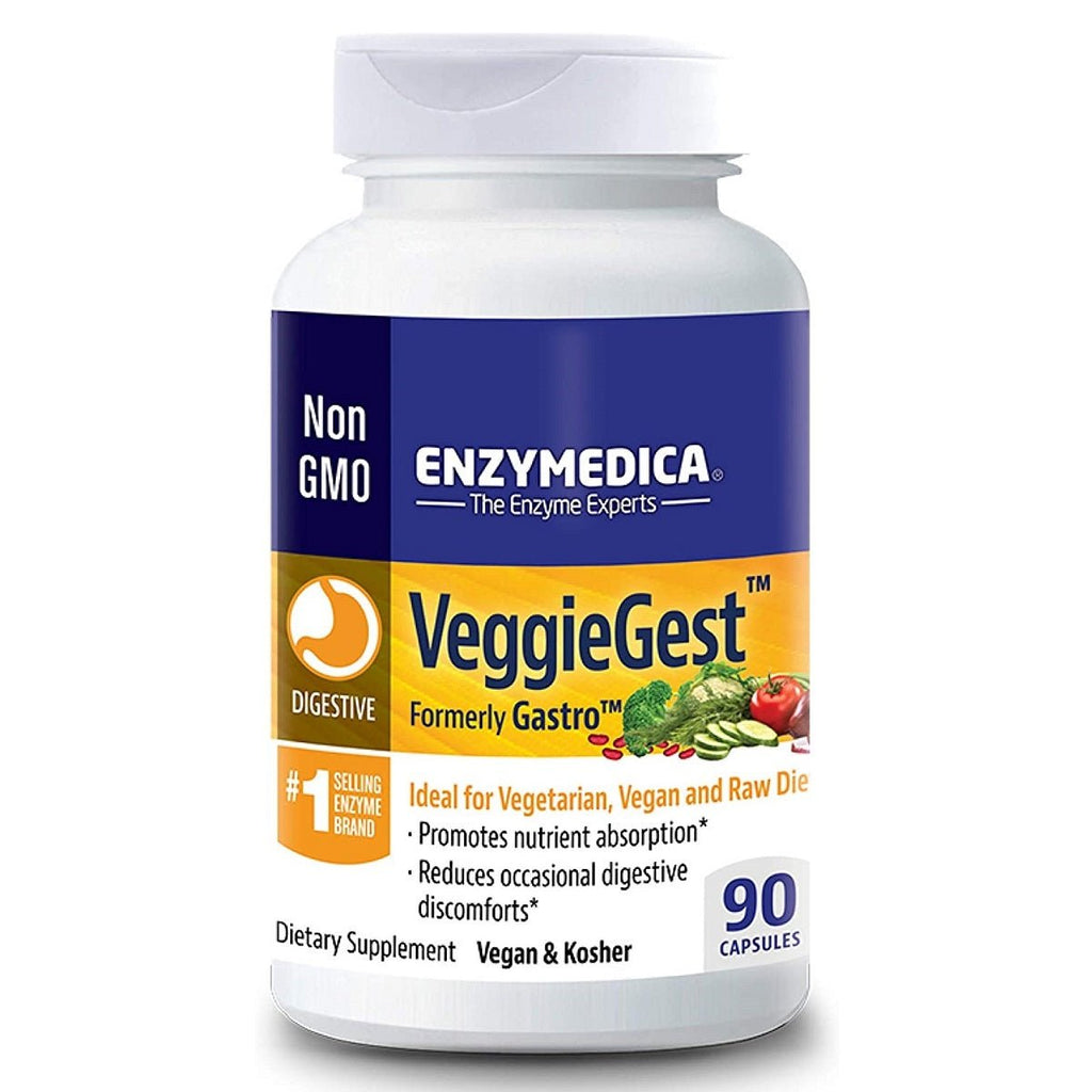 Enzymedica - VeggieGest - 90 gélules (anciennement Gastro)