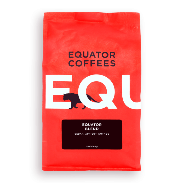 Equator Coffees - Grains de café moulu « Equator » (10,5 oz)