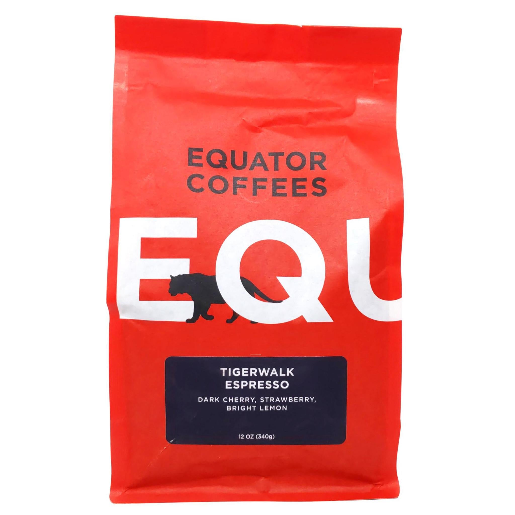 Cafés Equator - Grains de café expresso « Tigerwalk » (297 g)