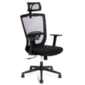 Chaise de bureau ergonomique à dossier haut en maille