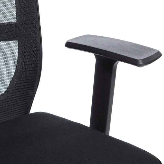 Chaise de bureau ergonomique à dossier haut en maille