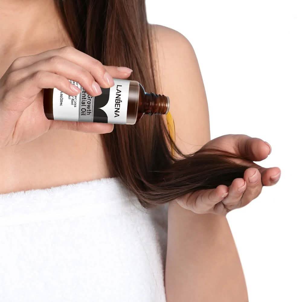 Huile Essentielle Pour la Pousse des Cheveux et Traitement Anti-Chute Pour Hommes et Femmes