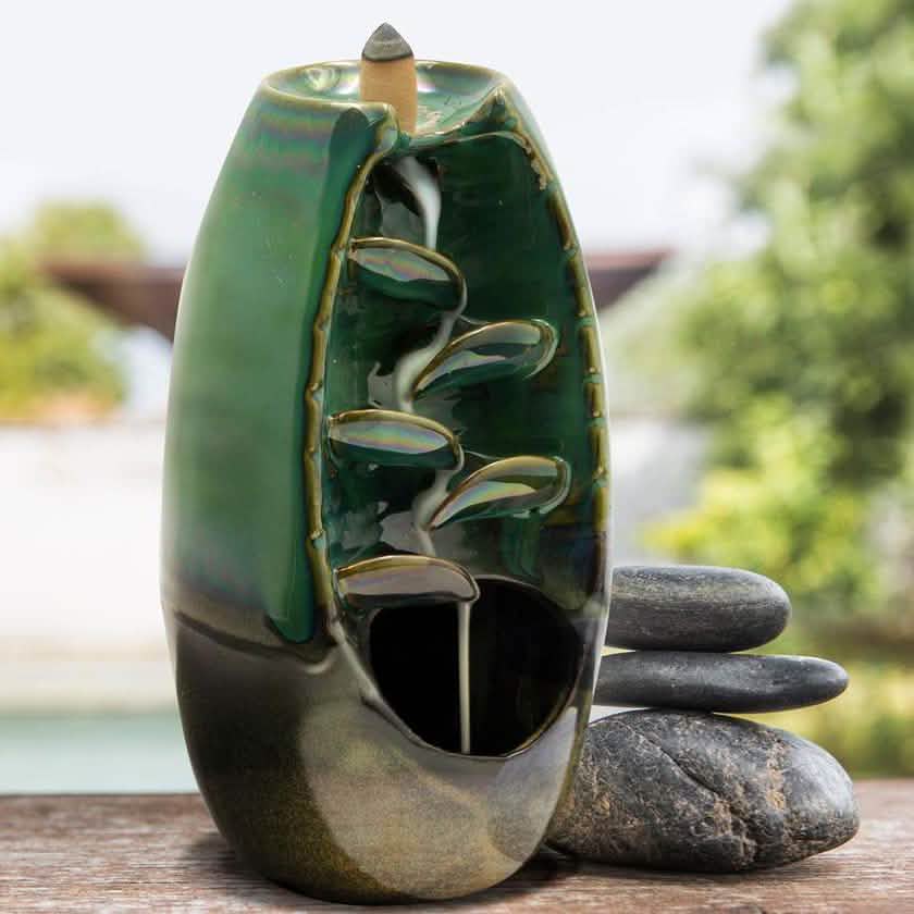 Brûleur d'encens à cascade d'aromathérapie éternelle