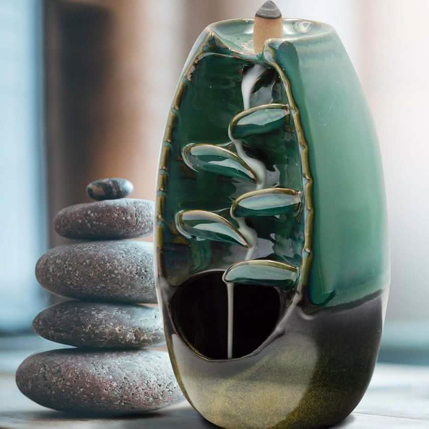Brûleur d'encens à cascade d'aromathérapie éternelle