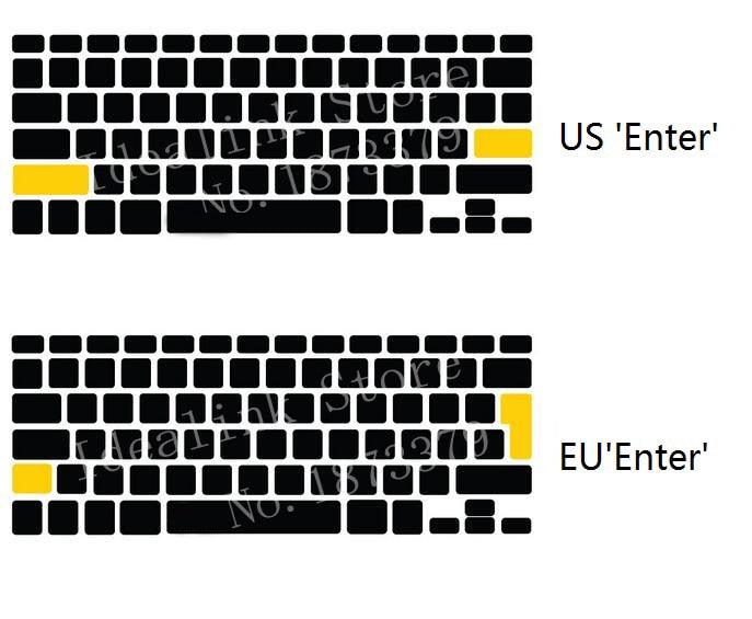 Housse de clavier en silicone étanche pour claviers AZERTY US EU, film protecteur en silicone parfaitement ajusté pour ordinateurs portables