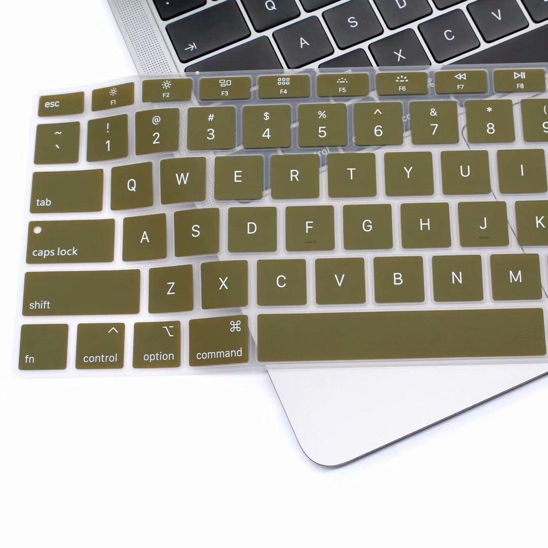 Housse de clavier en silicone étanche pour claviers AZERTY US EU, film protecteur en silicone parfaitement ajusté pour ordinateurs portables