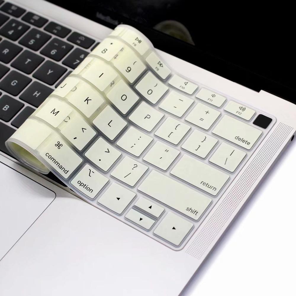 Housse de clavier en silicone étanche pour claviers AZERTY US EU, film protecteur en silicone parfaitement ajusté pour ordinateurs portables