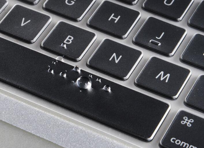 Housse de clavier en silicone étanche pour claviers AZERTY US EU, film protecteur en silicone parfaitement ajusté pour ordinateurs portables