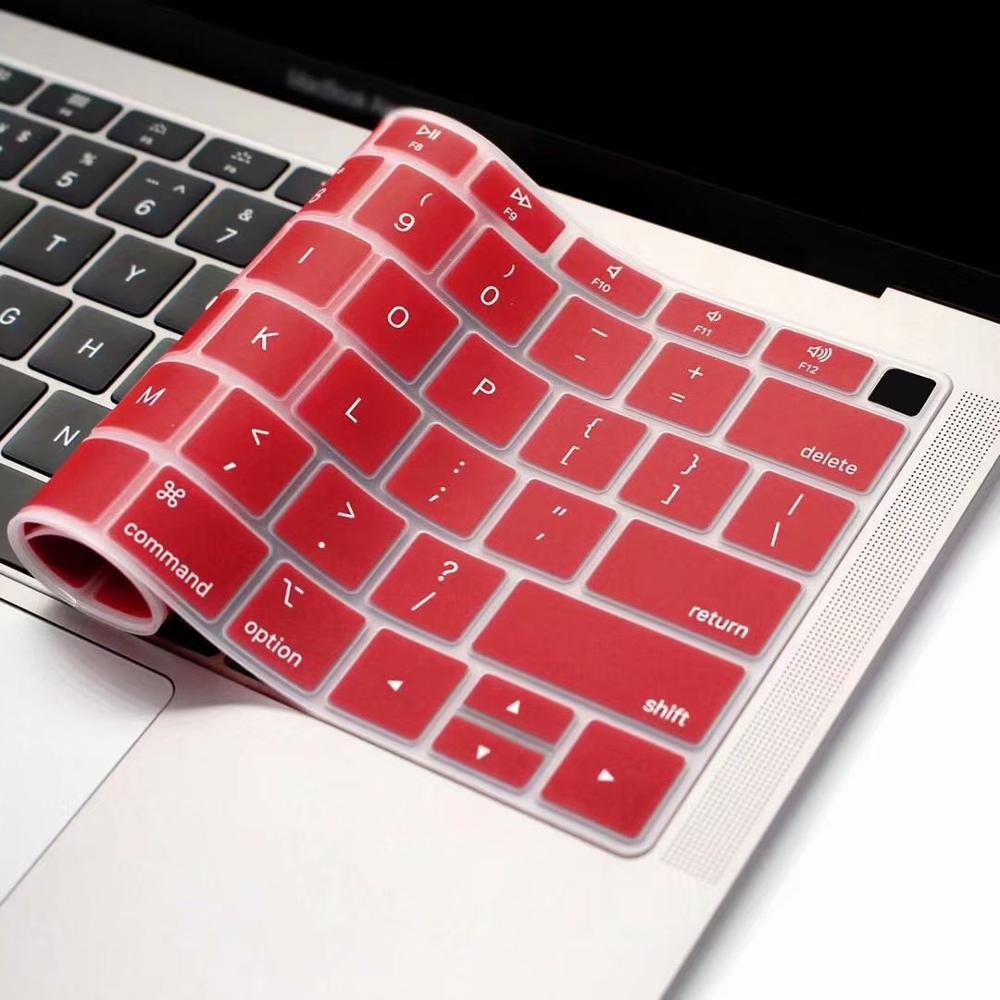 Housse de clavier en silicone étanche pour claviers AZERTY US EU, film protecteur en silicone parfaitement ajusté pour ordinateurs portables