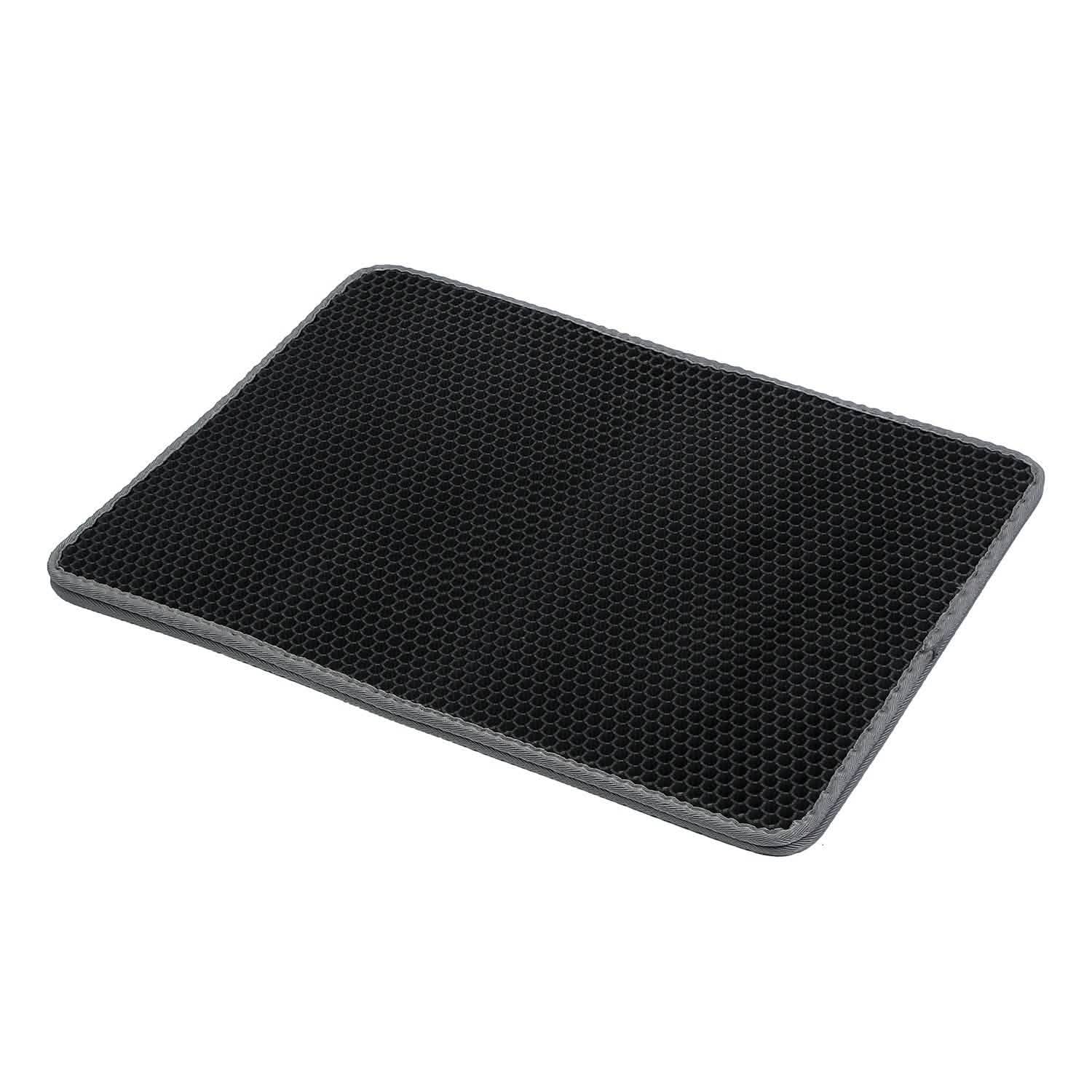 Tapis de litière pour chat double couche en EVA nid d'abeille