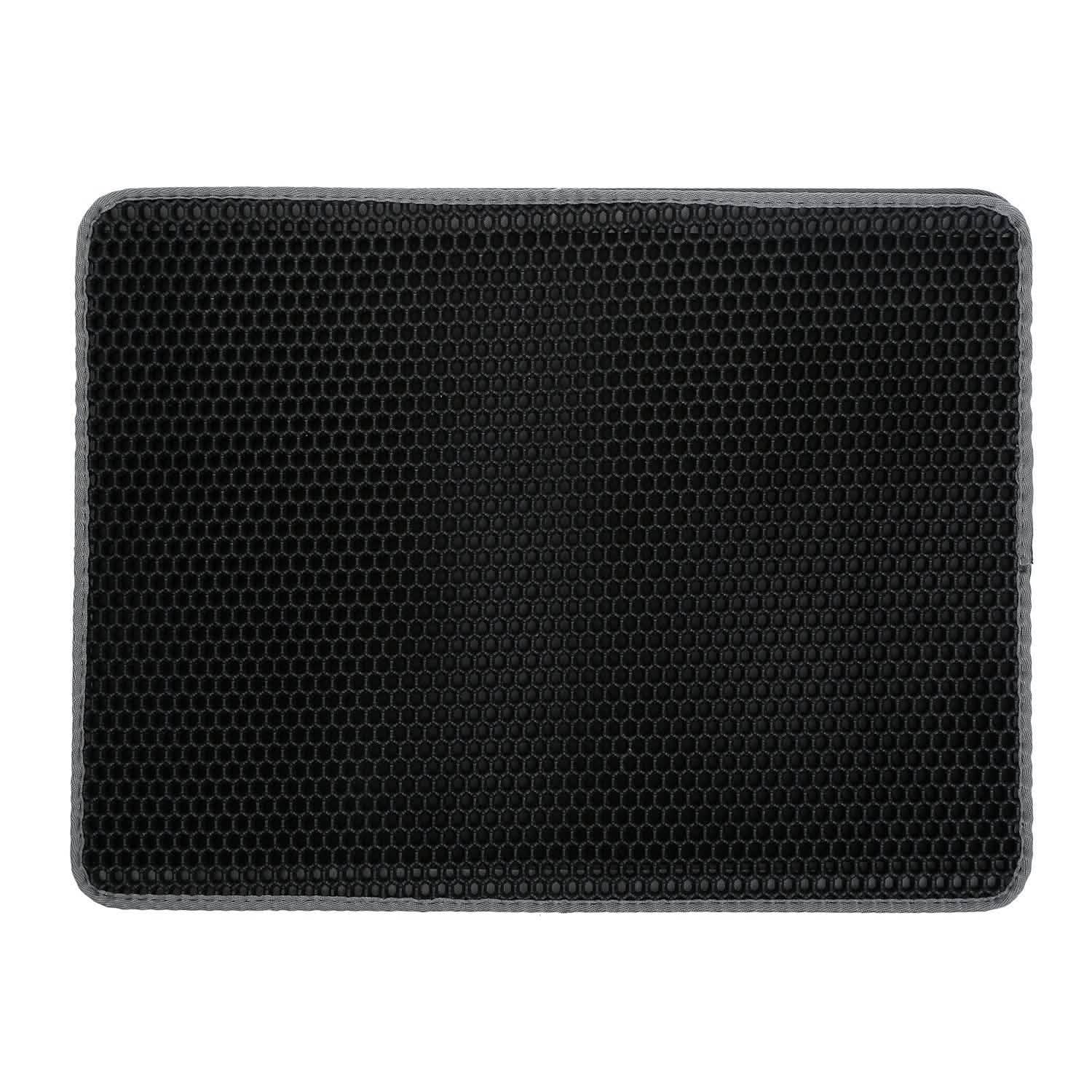 Tapis de litière pour chat double couche en EVA nid d'abeille