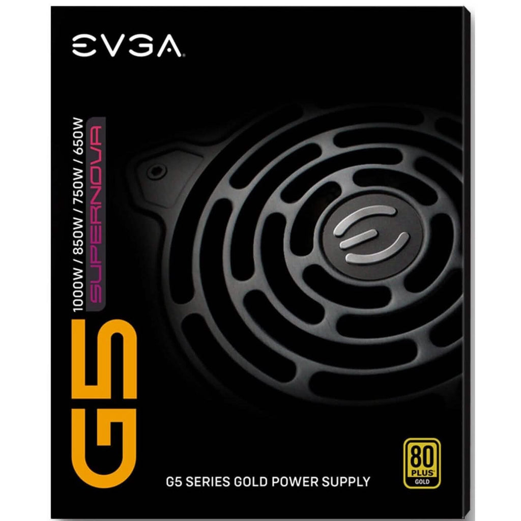 Bloc d'alimentation EVGA SuperNOVA 1000 G5 (220-G5-1000-X1) (reconditionné)