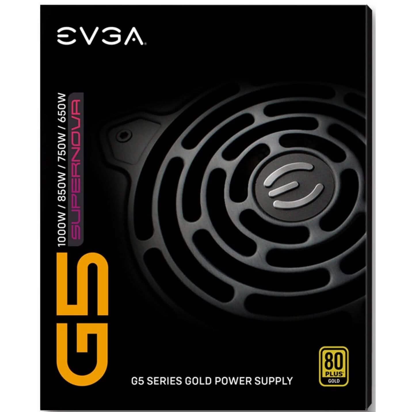 Bloc d'alimentation EVGA SuperNOVA 1000 G5 (220-G5-1000-X1) (reconditionné)