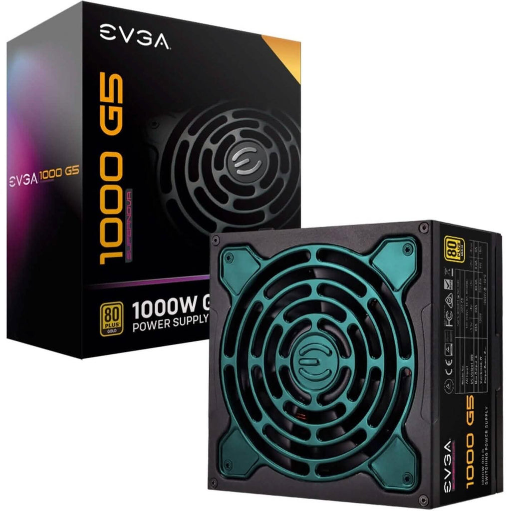 Bloc d'alimentation EVGA SuperNOVA 1000 G5 (220-G5-1000-X1) (reconditionné)
