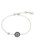 Bracelet Mauvais Œil en Argent Sterling – Argent 925 avec Zircons