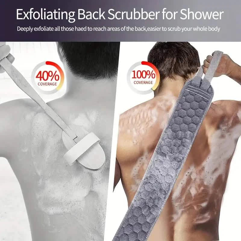 Serviette exfoliante pour le bain