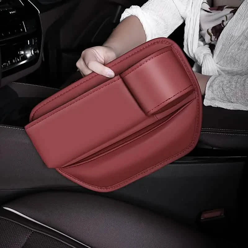 Organisateur de vide de siège de voiture extensible avec porte-gobelet et support de téléphone