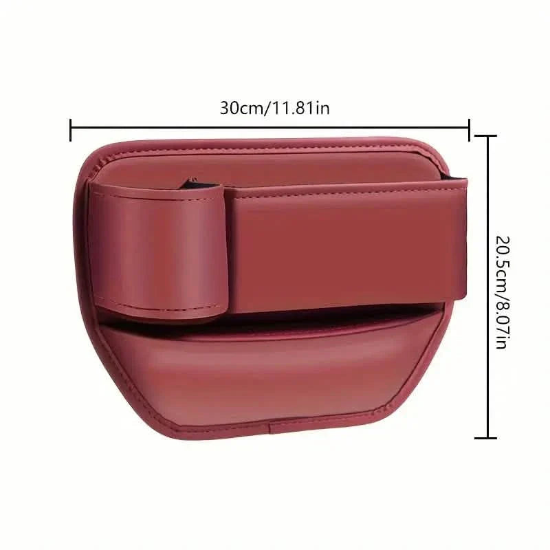 Organisateur de vide de siège de voiture extensible avec porte-gobelet et support de téléphone