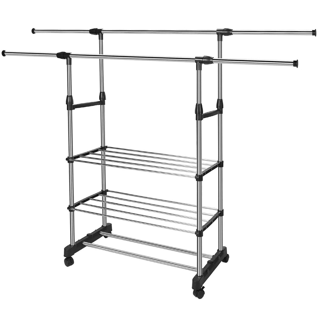 Portant à vêtements extensible
