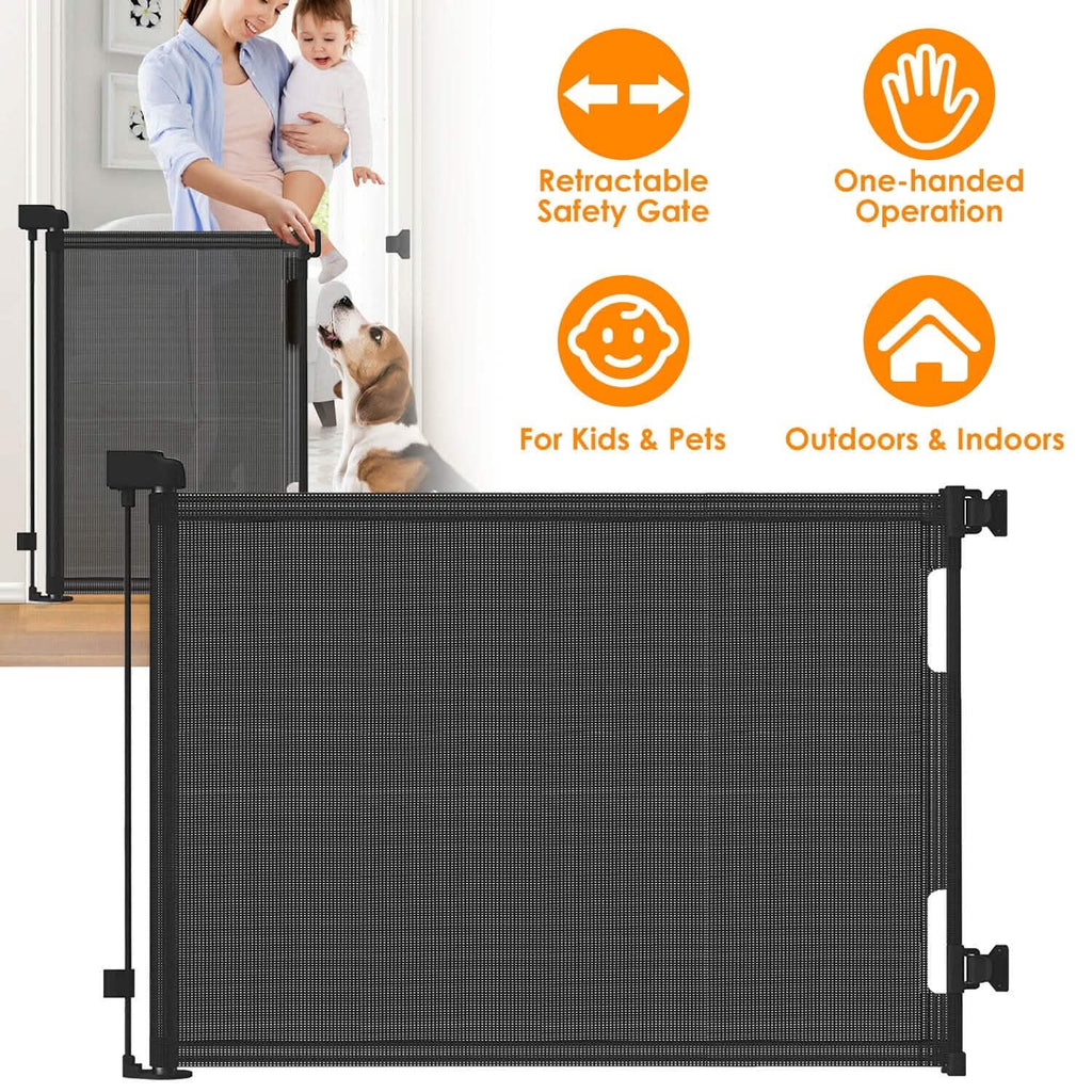 Barrière de sécurité escamotable extra-large pour enfant