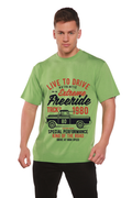 T-shirt graphique à manches courtes Extreme Freeride en viscose de bambou et coton biologique pour homme