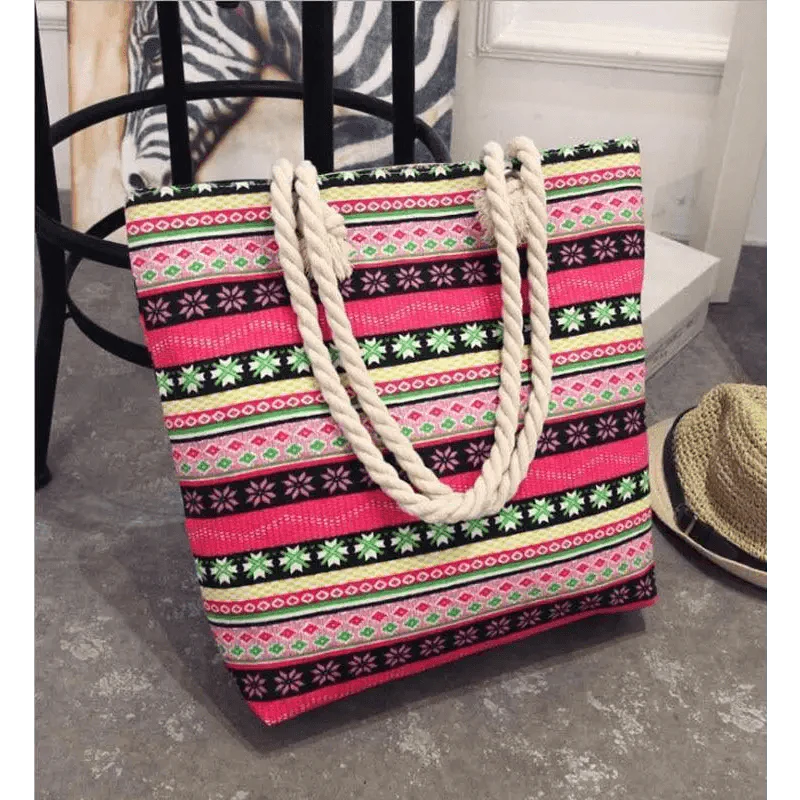 Sac à main pliable accrocheur et tendance pour femme, grande taille, décontracté, motif floral imprimé, en toile, sac à bandoulière graffiti
