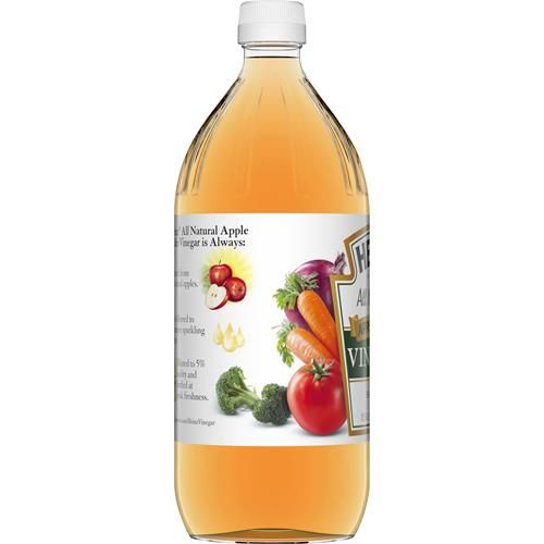 Vinaigre de cidre de pomme entièrement naturel Heinz avec 5 % d'acidité (bouteille de 946 ml) – L'emballage peut varier