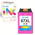 Cartouche d'encre haute capacité 67XL pour imprimantes HP DeskJet et Envy