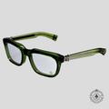 Lunettes de soleil Chrome Hearts "See You In Tea" vert olive foncé