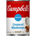 Soupe Crème de Champignons Campbell's Condensée Sans Sel Ajouté, Boîte de 298 g