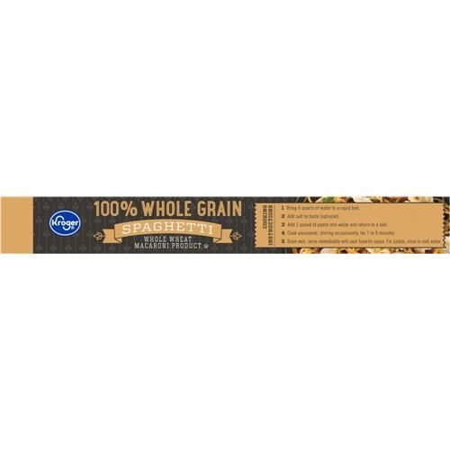 Spaghetti 100 % blé entier Kroger 454 g