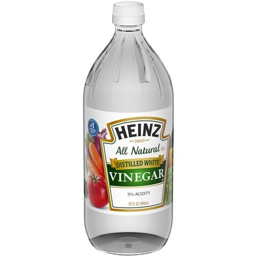 Vinaigre Blanc Distillé Tout Naturel Heinz 5% d'Acidité, Bouteille de 946 ml