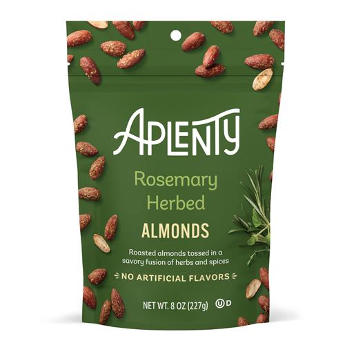 Amandes aux herbes et au romarin Aplenty, 8 oz