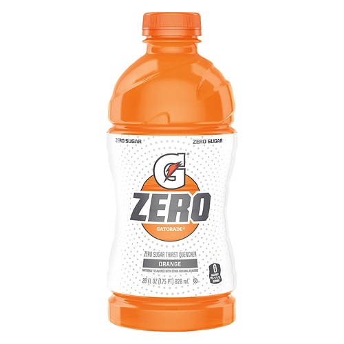 Boisson pour sportifs Gatorade G Zero Orange sans sucre, 828 ml